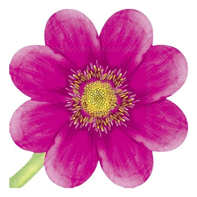 Serwetki 33x33cm Flower Pink 20szt.