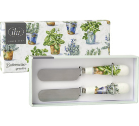 Komplet 2 nożyków Aromatic Herbs 12cm do masła 