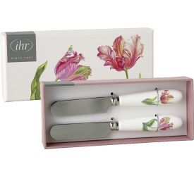 Komplet 2 nożyków Driselle Cream 12cm do masła