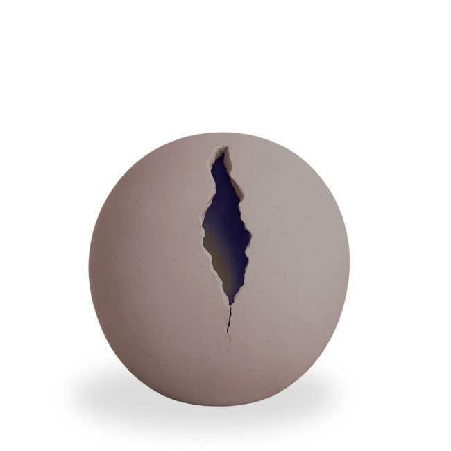 Wazon 16x17cm beżowy