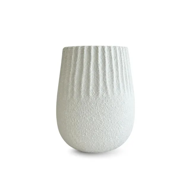Wazon 22,5x19,5cm biały