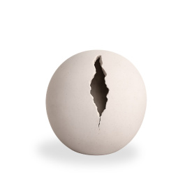 Wazon 24x25,5cm kremowy