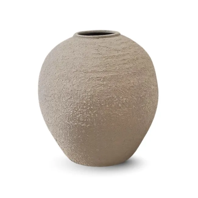 Wazon 38x37cm beżowy