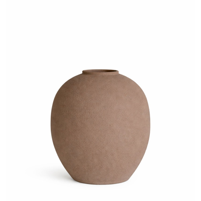 Wazon 38x37cm beżowy