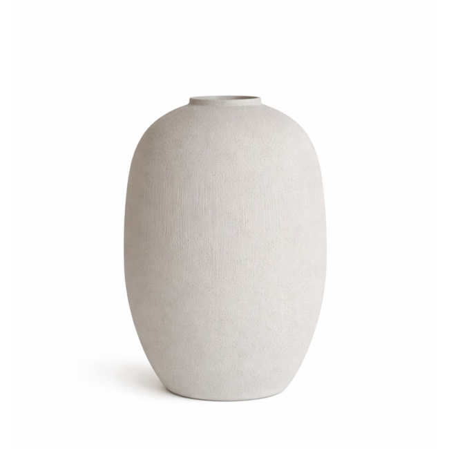 Wazon 54x39cm szaro-beżowy