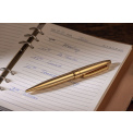 Długopis 14,5x1,3cm złoty platerowany - 2