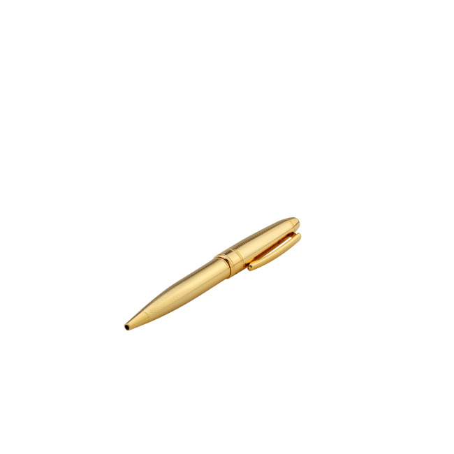 Długopis 14,5x1,3cm złoty platerowany