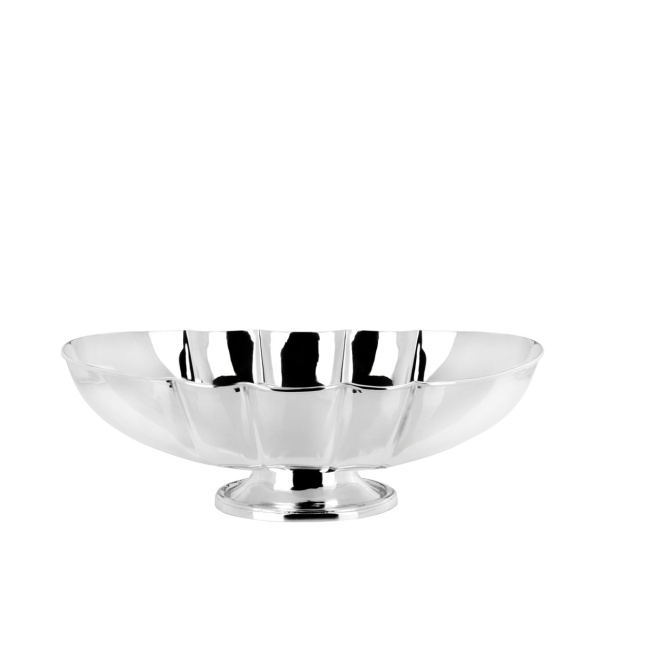 Misa na nodze 39x23,5x13cm owalna posrebrzana - 1