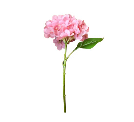 Sztuczna hortensja 32cm różowa