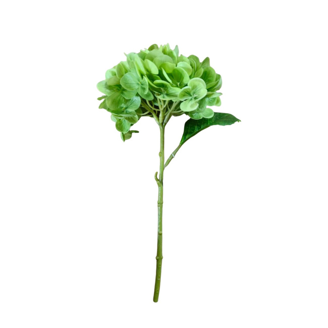 Sztuczna hortensja 32cm zielona