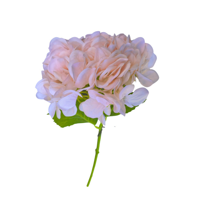 Sztuczna hortensja 49cm szampańska