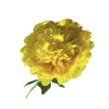 Sztuczna piwonia 56cm ciemnożółta