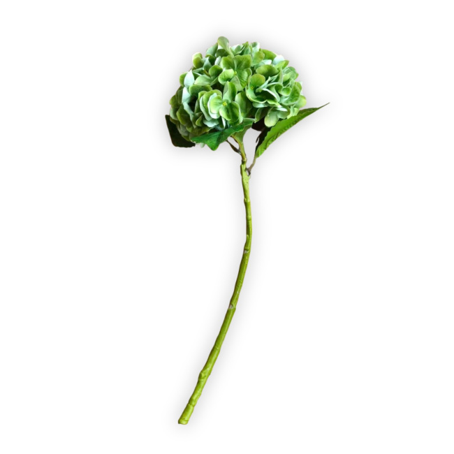 Sztuczna hortensja 57cm zielona