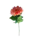 Sztuczna dalia 71cm pomarańczowa - 1