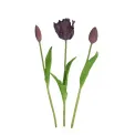 Sztuczny tulipan ciemnofioletowy (1szt. mix)