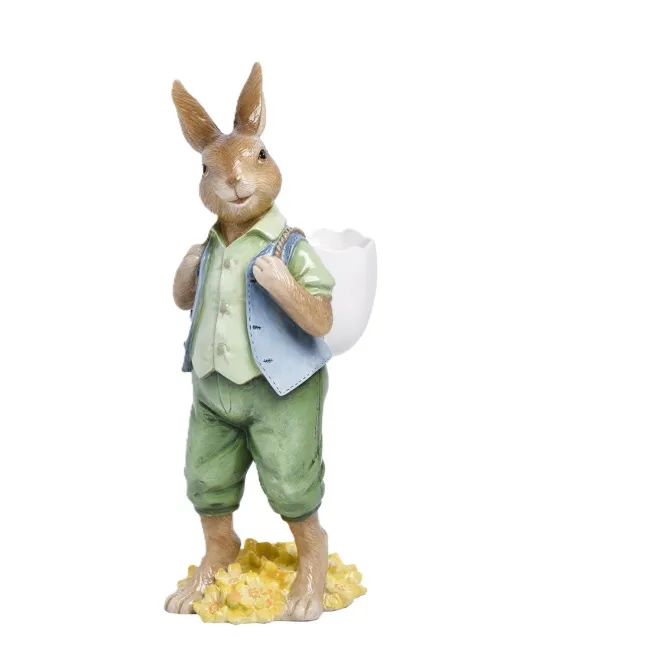 Figurka królik z plecakiem 27,3x11cm