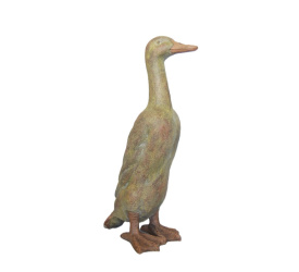 Figurka kaczka 44,5x20,2x14,5cm zielona