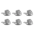 Set of 6 Milla Cups with Saucers 135ml - 1