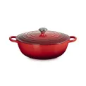 Garnek żeliwny Marmite 32cm 7l wiśniowy - 1