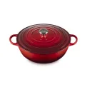 Garnek żeliwny Marmite 32cm 7l wiśniowy - 3
