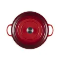 Garnek żeliwny Marmite 32cm 7l wiśniowy - 5