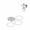 Sealing Rings Set for Aluminum Espresso Makers 6-Cup - 1