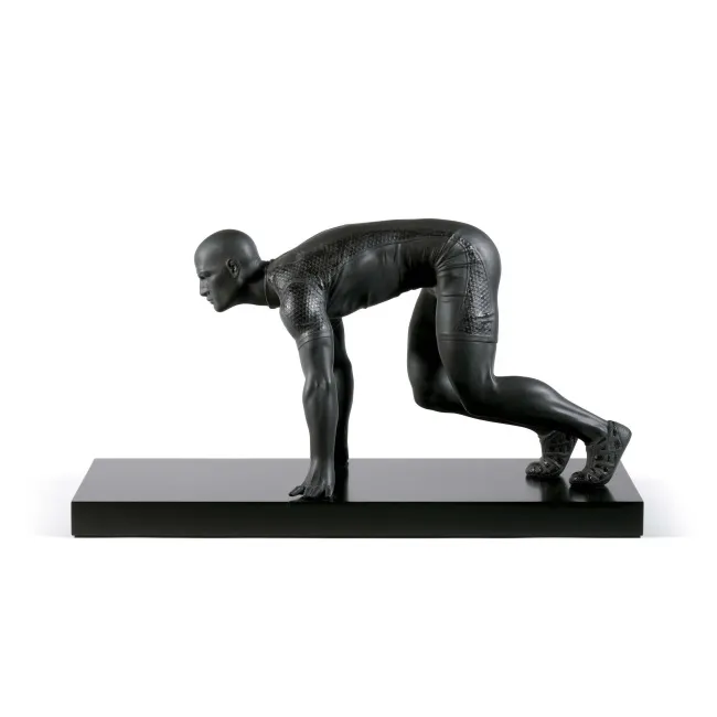 Figurka Sprinter 28x50x27cm czarna