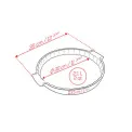 Naczynie ceramiczne Appolia 30x3,5cm do tarty Fern Green - 7