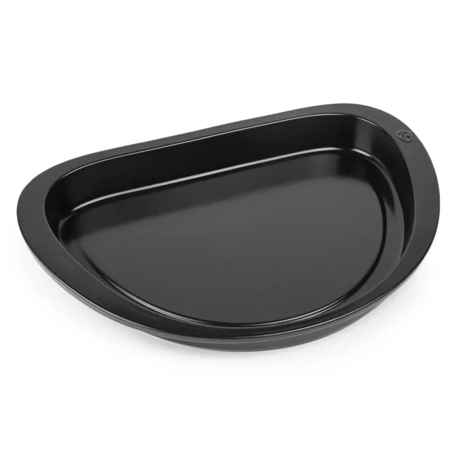 Naczynie ceramiczne półksiężyc Grill to Table BBQ 43x31,5cm Black