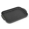 Naczynie ceramiczne Grill to Table BBQ 38,8x28,8cm do smażenia mięsa Black - 1