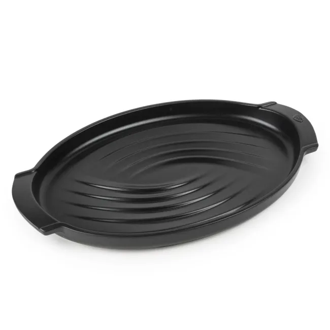 Naczynie ceramiczne Grill to Table BBQ 41cm do smażenia ryb Black