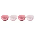 Komplet 4 miseczek Petal 160ml Rose Quartz&Shell Pink - 5