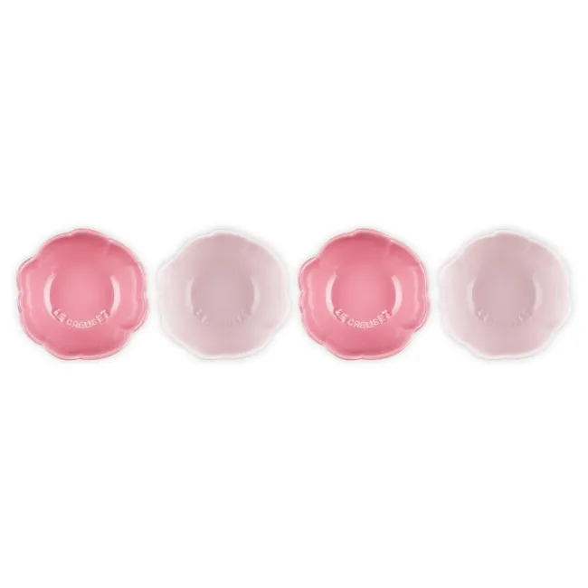 Komplet 4 miseczek Petal 160ml Rose Quartz&Shell Pink