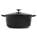 Garnek żeliwny Bourgogne 26cm 5.3l Jet Black - 4