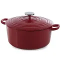 Garnek żeliwny Bourgogne 26cm 5.3l Chili Red - 1