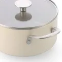 Komplet garnków i patelni Aluminium Coloured - 6 elementów Almond Cream - 10