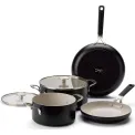 Komplet garnków i patelni Aluminium Coloured - 6 elementów Matte Black - 1