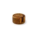 Komplet 4 podkładek pod kubki 12cm Radici Rattan - 1
