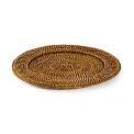 Talerz 32x2cm Radici Rattan Honey Brown - 1