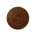 Talerz 32x2cm Radici Rattan Honey Brown - 9