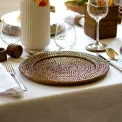 Talerz 32x2cm Radici Rattan Honey Brown - 3