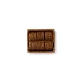 Komplet 6 obrączek do serwetek Radici Rattan Honey Brown - 8