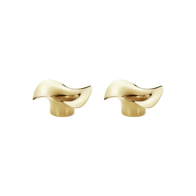 Komplet 2 świeczników tealight Cobra PVD Gold  