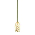 Zawieszka tulipan 6,9cm stal pozłacana 18 kt  - 1