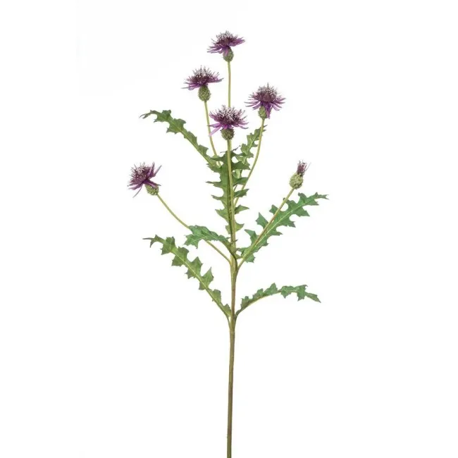 Sztuczna gałązka chabra 93cm fioletowa