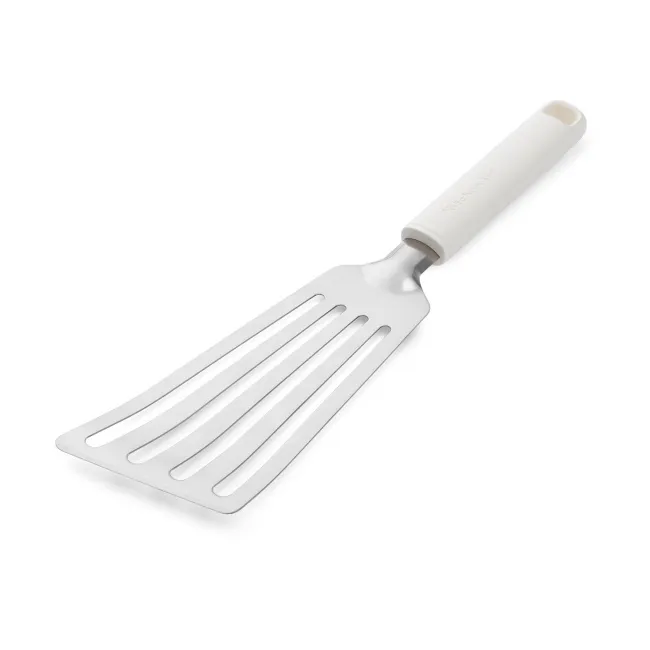 Łopatka kuchenna stalowa z otworami 31,5cm Porcelain White