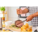 Zestaw do pieczeni Gourmet nóż z osłonką + widelec do mięs - 3