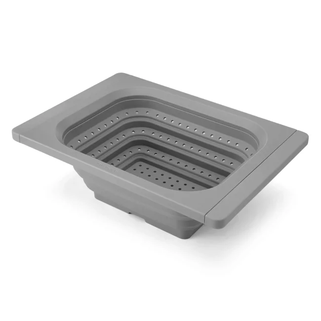 Cedzak na zlewozmywak 26x36,8-57cm rozkładany Charcoal Grey