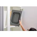 Cedzak na zlewozmywak 26x36,8-57cm rozkładany Charcoal Grey - 4