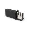 Ostrzałka do noży dwustopniowa Soft Grip black - 1